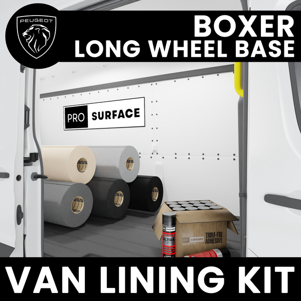 Peugeot Boxer Long Wheel Base Van Lining Carpet Bundle Kit