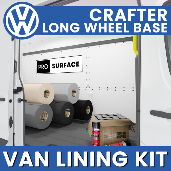 VW Crafter Long Wheel Base Van Lining Carpet Bundle Kit