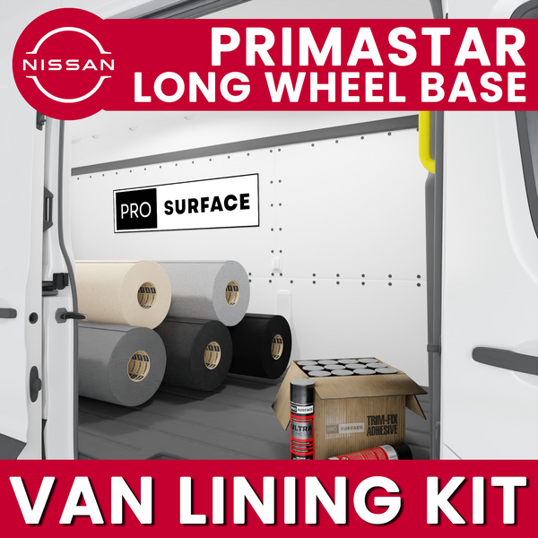 Nissan Primastar Long Wheel Base Van Lining Carpet Bundle Kit