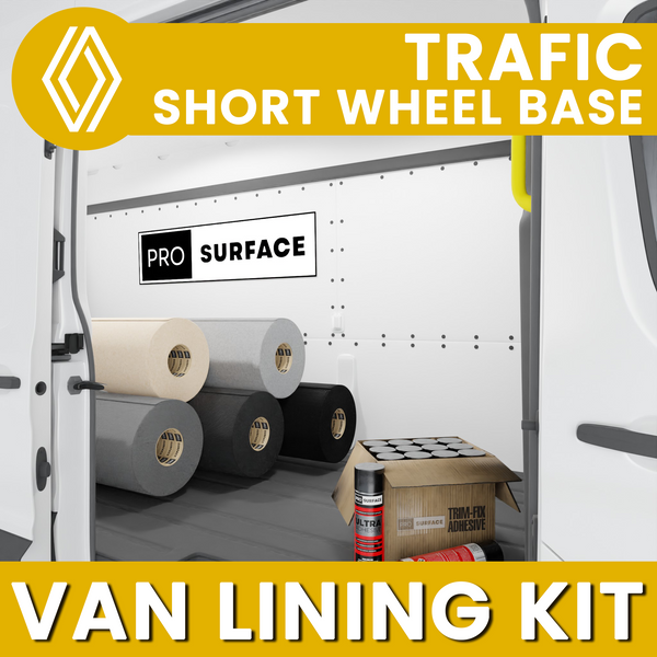 Renault Trafic Short Wheel Base Van Lining Carpet Bundle Kit