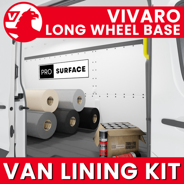 Vauxhall Vivaro Long Wheel Base Van Lining Carpet Bundle Kit